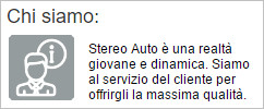 Informazioni sul negozio Stereo Auto