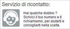 Servizio di ricontatto sul negozio Stereo Auto