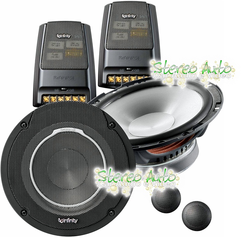 Altoparlanti casse per auto da 165mm kit a 2 vie 16,5 cm modello Infinity REF6530CS immagine grande e dettagliata