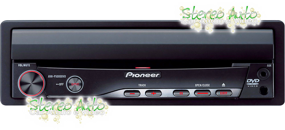 Pioneer AVH-P5000DVD Autoradio sintomonitor USB DVD DivX Aux-In Pre Out RCA  1 din. Terza immagine.