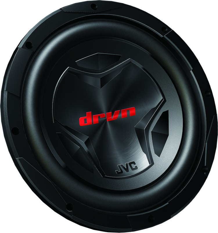 Subwoofer per auto da 30 cm, modello JVC CS-G1210, driver passivo a singola bobina 4 ohm, diametro 12 pollici. Vista principale.